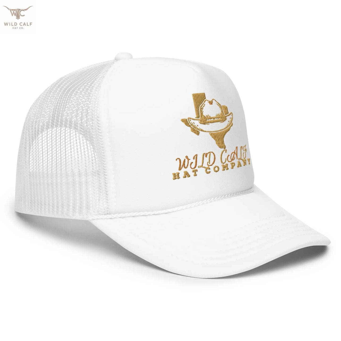 Texas Foam Trucker Cap - Wild Calf Hat Company