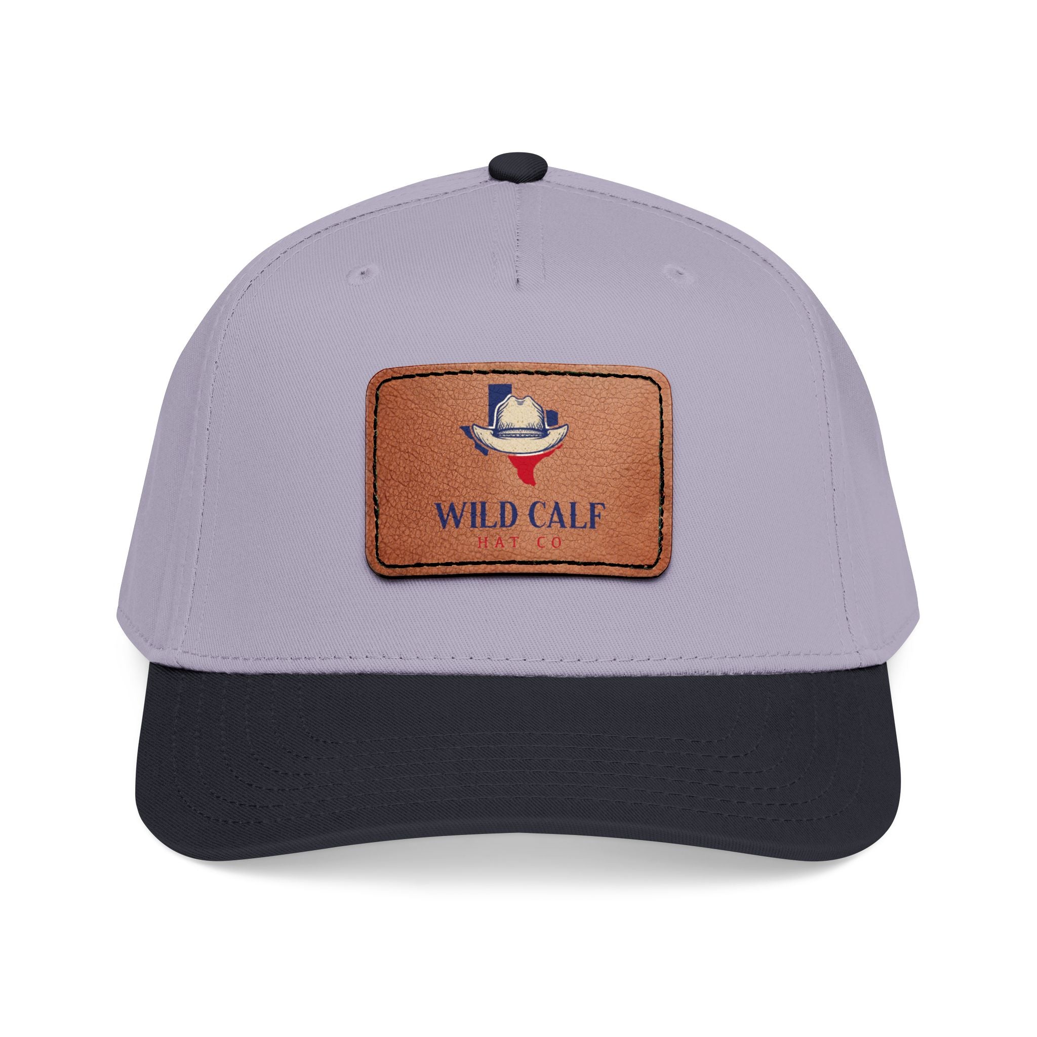 Leather Patch Baseball Cap — Wild Calf Logo - Wild Calf Hat Company