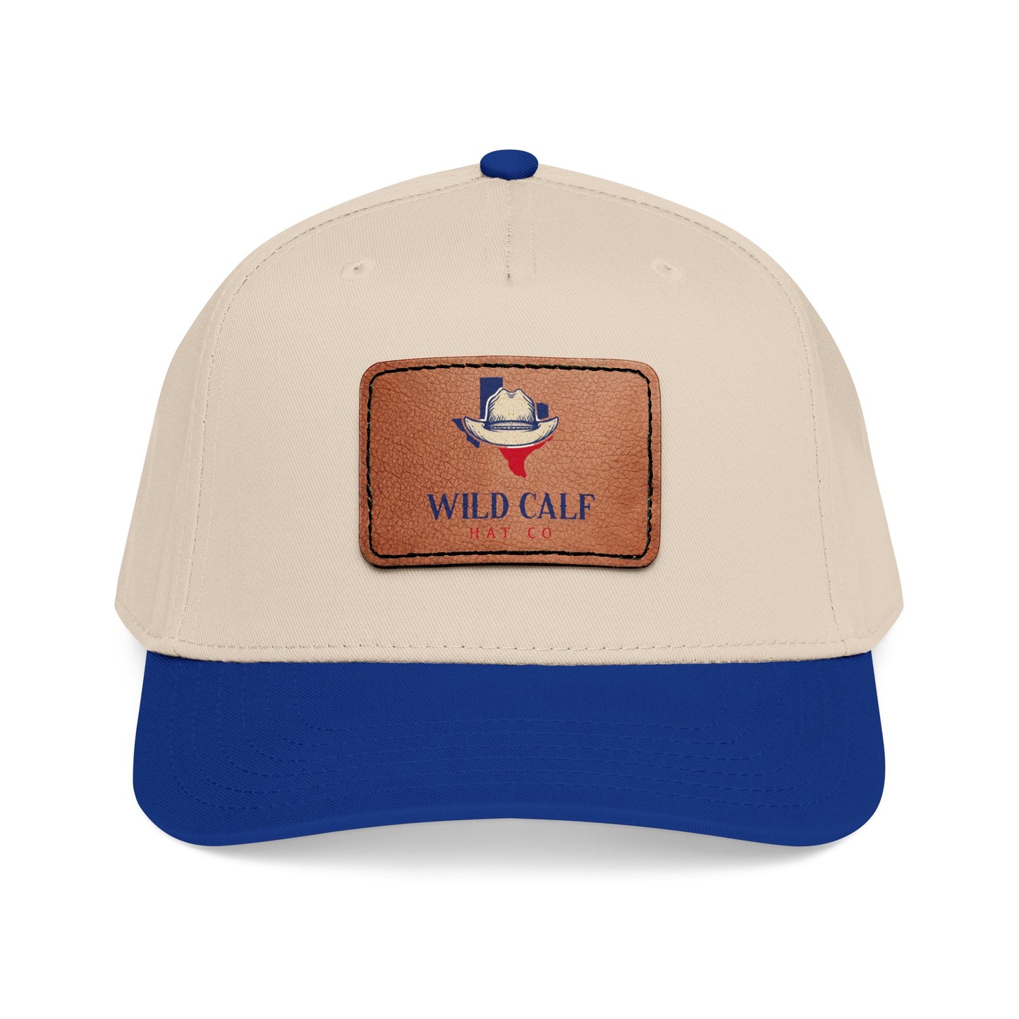 Leather Patch Baseball Cap — Wild Calf Logo - Wild Calf Hat Company