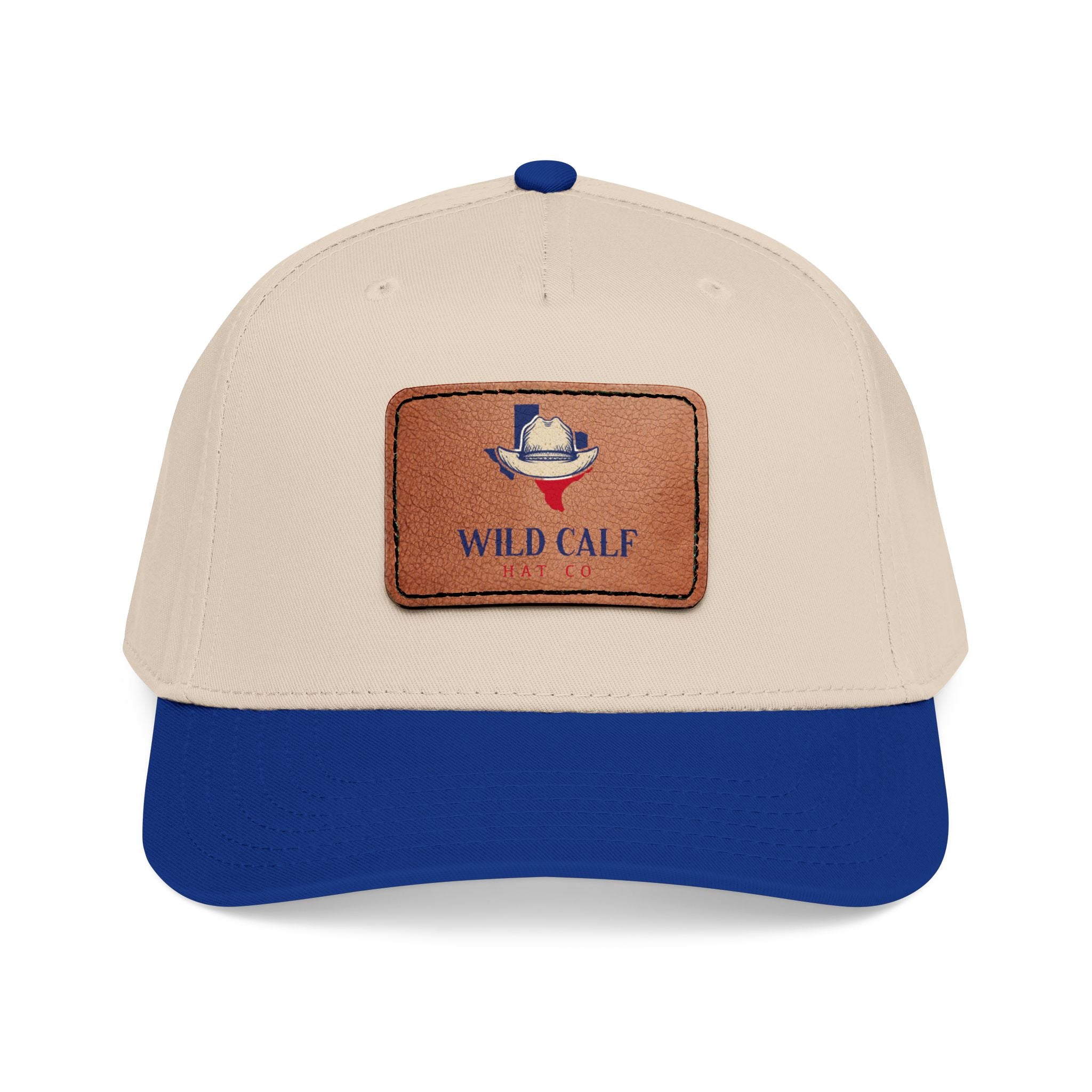 Leather Patch Baseball Cap — Wild Calf Logo - Wild Calf Hat Company