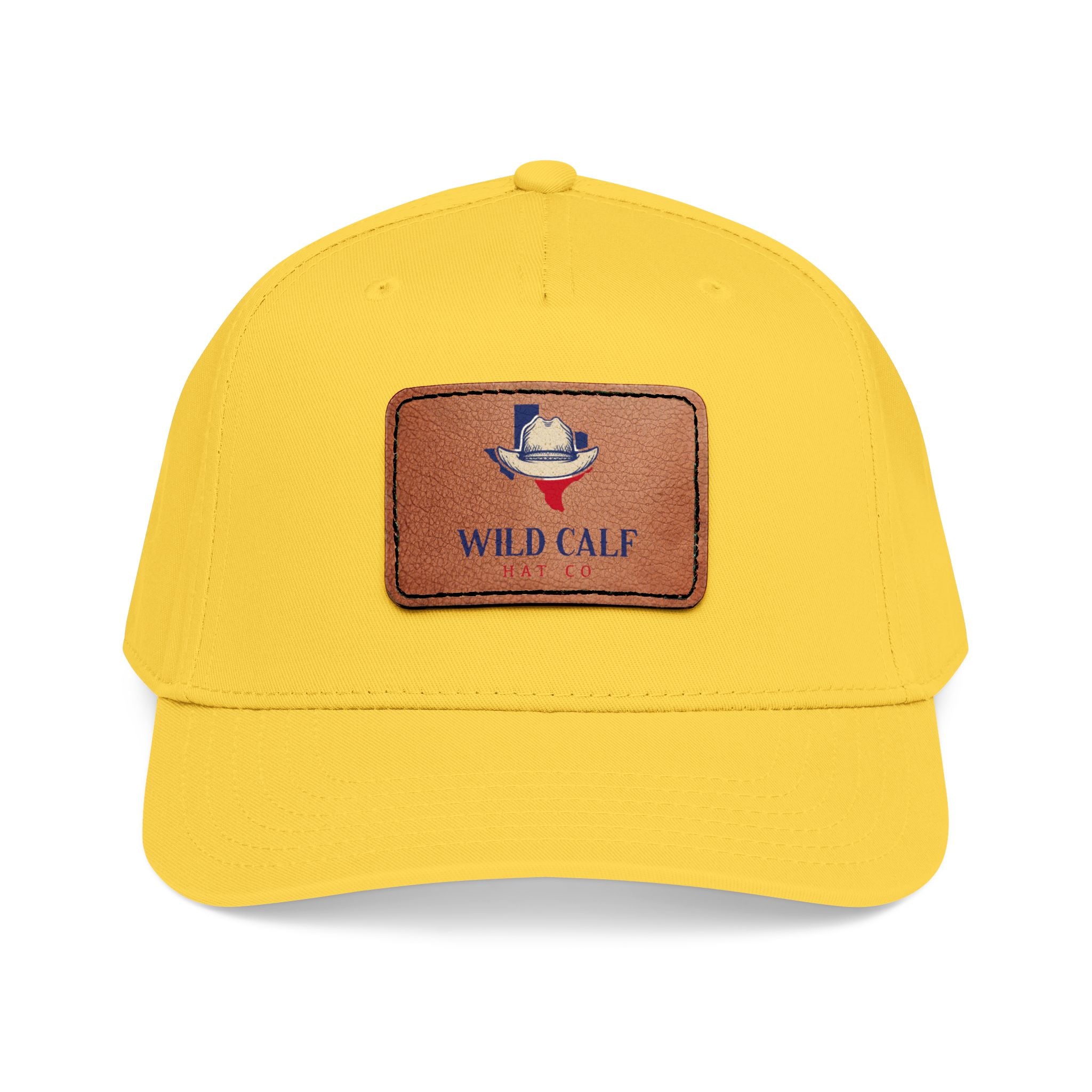 Leather Patch Baseball Cap — Wild Calf Logo - Wild Calf Hat Company