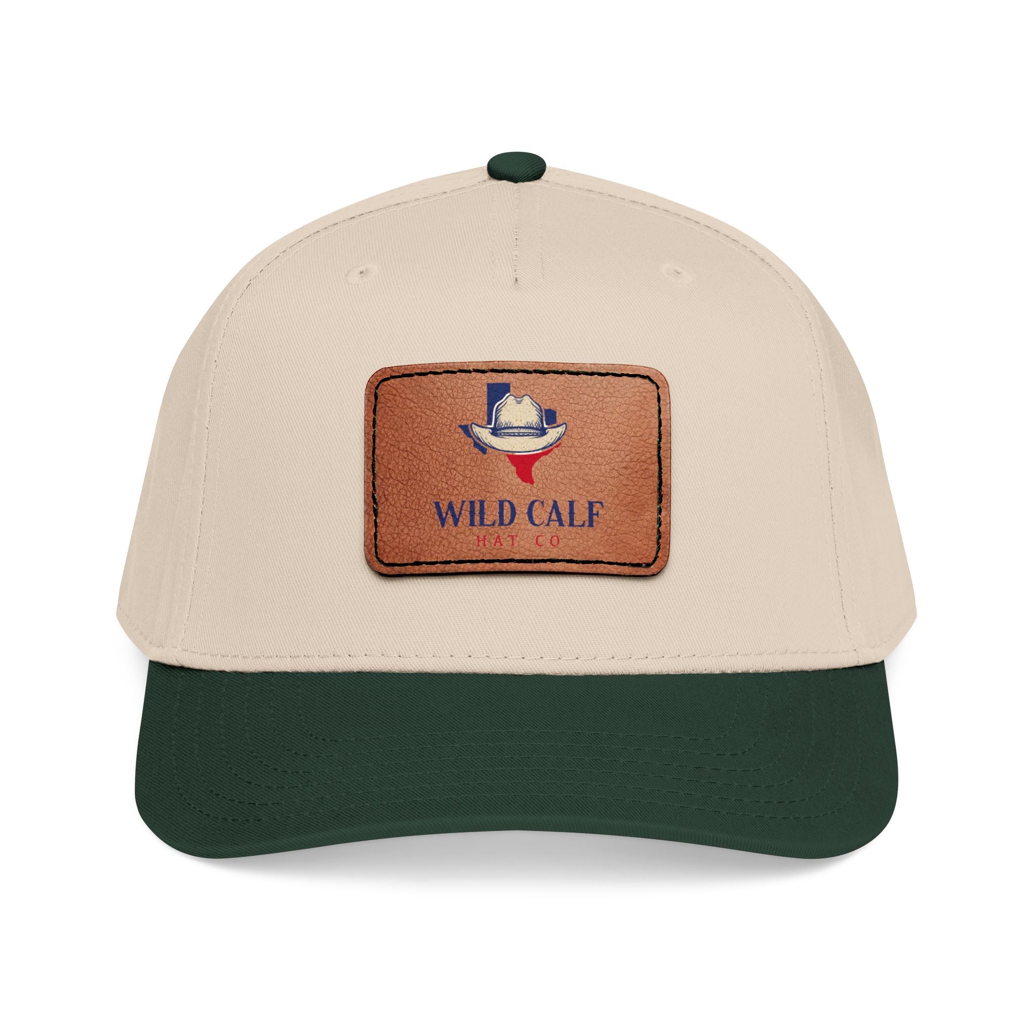 Leather Patch Baseball Cap — Wild Calf Logo - Wild Calf Hat Company