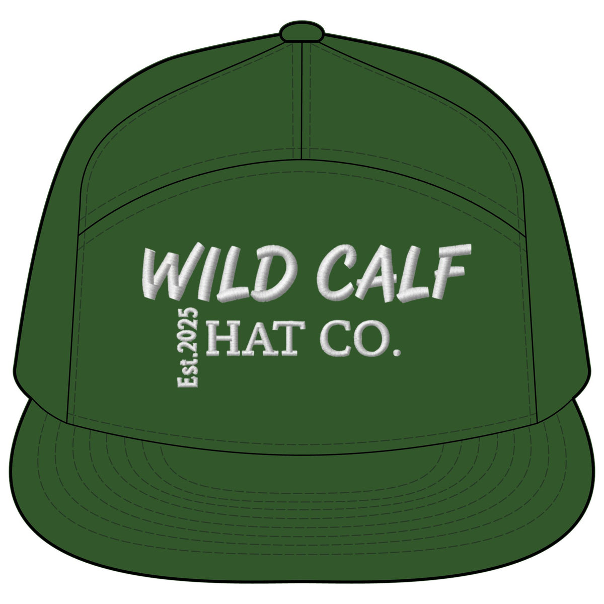 Printed 7-Panel Trucker