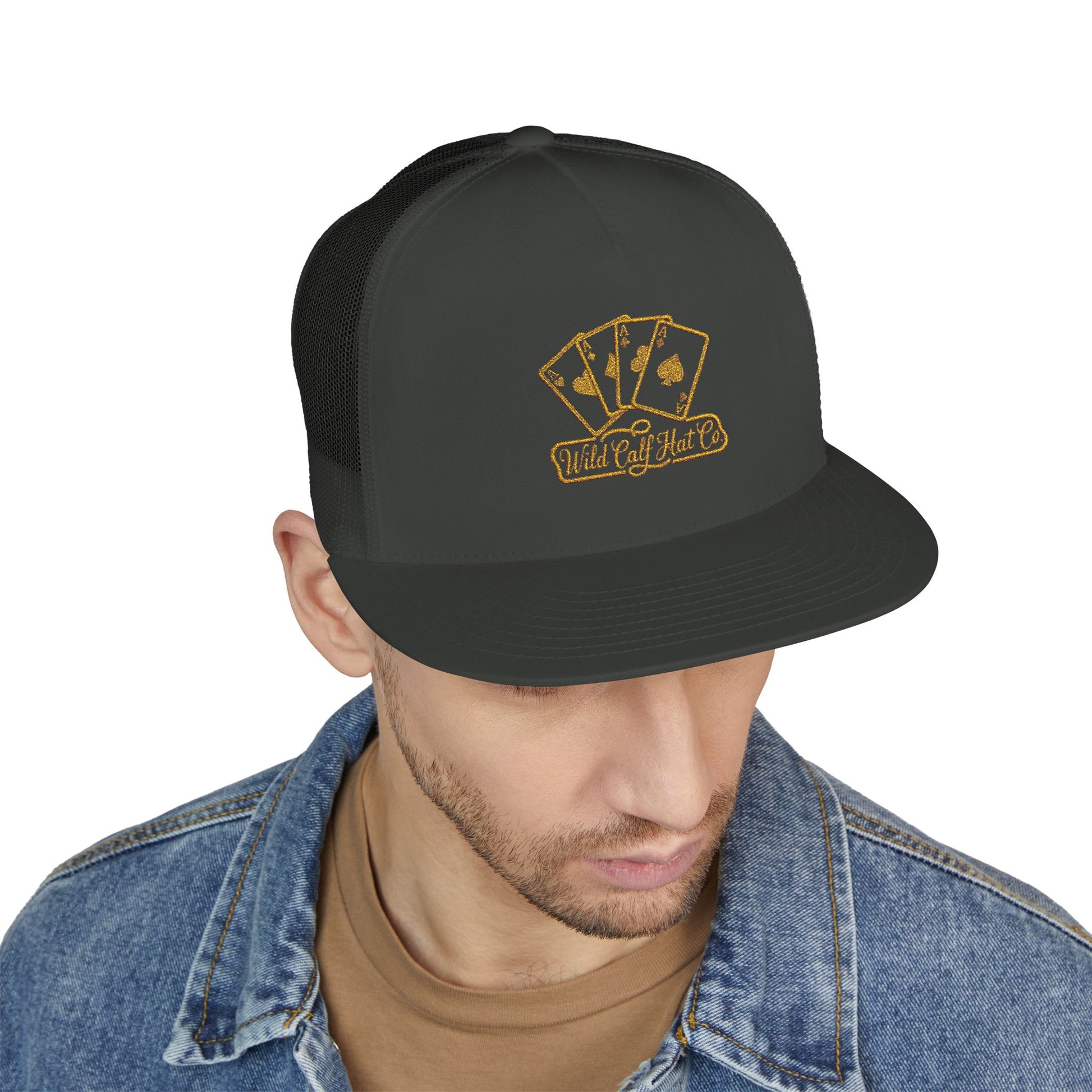 5 Panel Trucker Cap - Wild Calf Hat Company