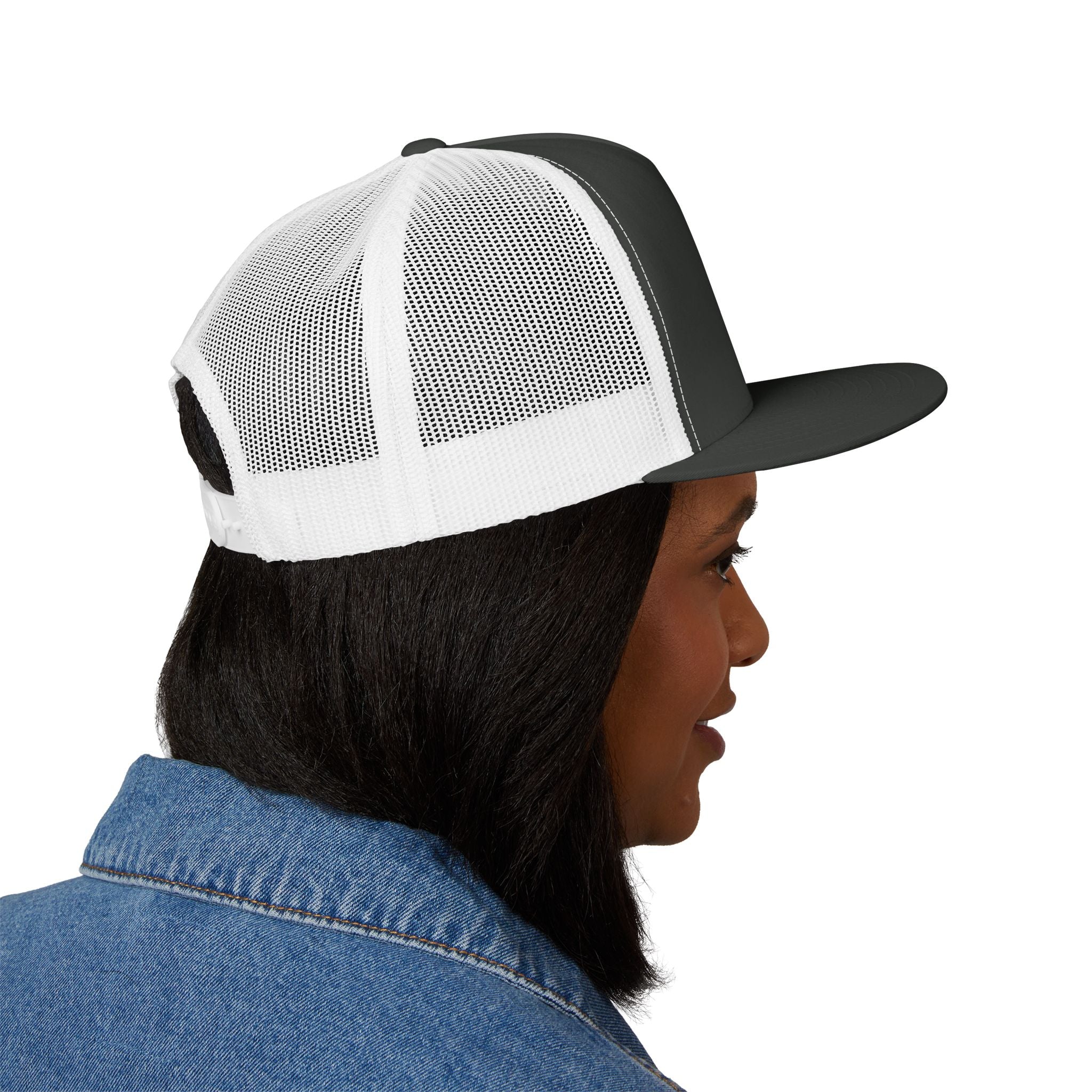 Wild Calf Skull embroidery Trucker Cap | Mesh Back Snapback - Wild Calf Hat Company