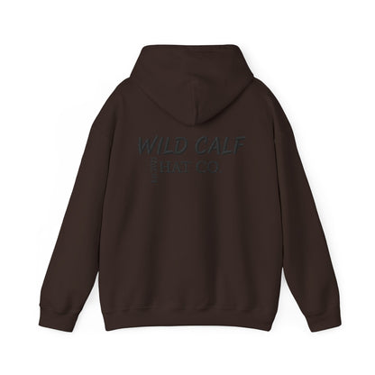 Wild Calf Hoodie - Retro Colorful Calf Logo Pullover (Wild Calf Hat Co.) - Wild Calf Hat Company