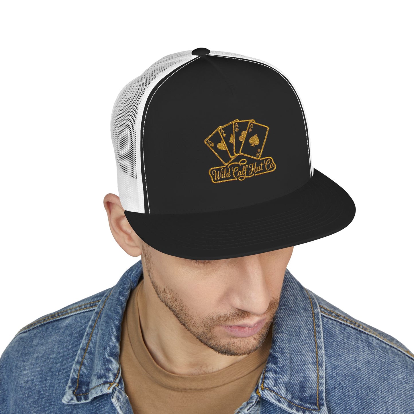 5 Panel Trucker Cap - Wild Calf Hat Company