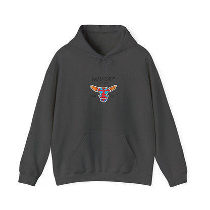 Wild Calf Hoodie - Retro Colorful Calf Logo Pullover (Wild Calf Hat Co.) - Wild Calf Hat Company