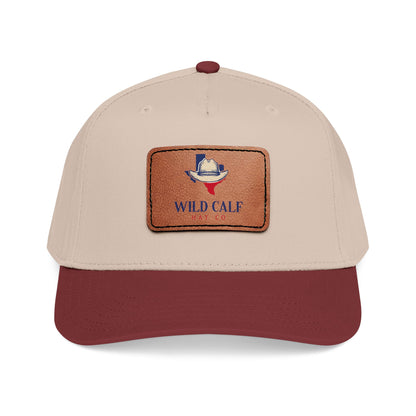 Leather Patch Baseball Cap — Wild Calf Logo - Wild Calf Hat Company