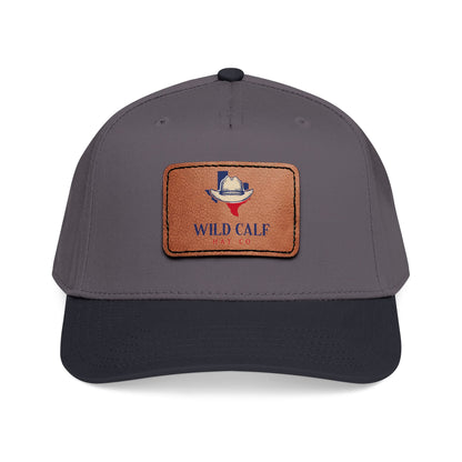 Leather Patch Baseball Cap — Wild Calf Logo - Wild Calf Hat Company