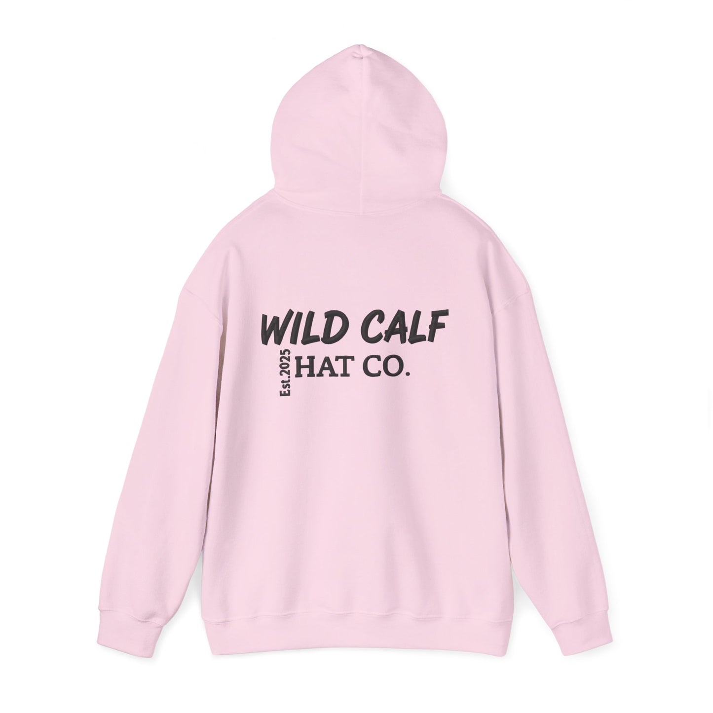Wild Calf Hoodie - Retro Colorful Calf Logo Pullover (Wild Calf Hat Co.) - Wild Calf Hat Company