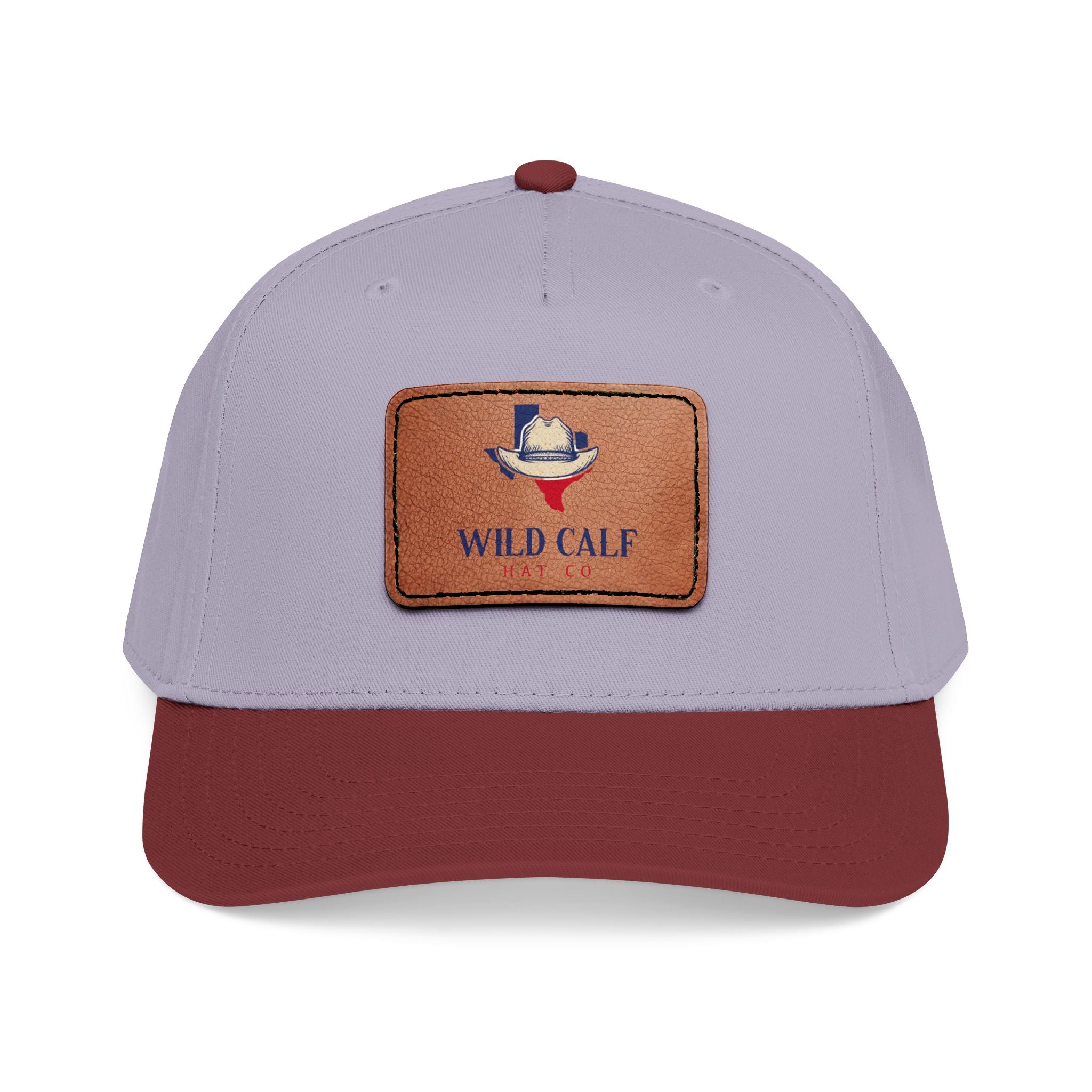 Leather Patch Baseball Cap — Wild Calf Logo - Wild Calf Hat Company