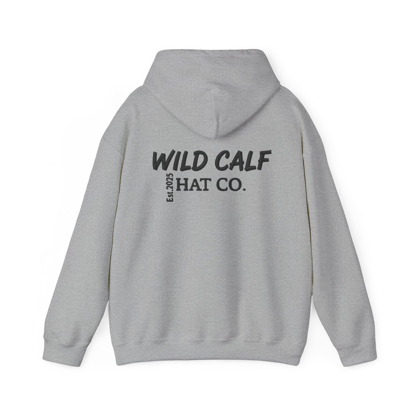 Wild Calf Hoodie - Retro Colorful Calf Logo Pullover (Wild Calf Hat Co.) - Wild Calf Hat Company