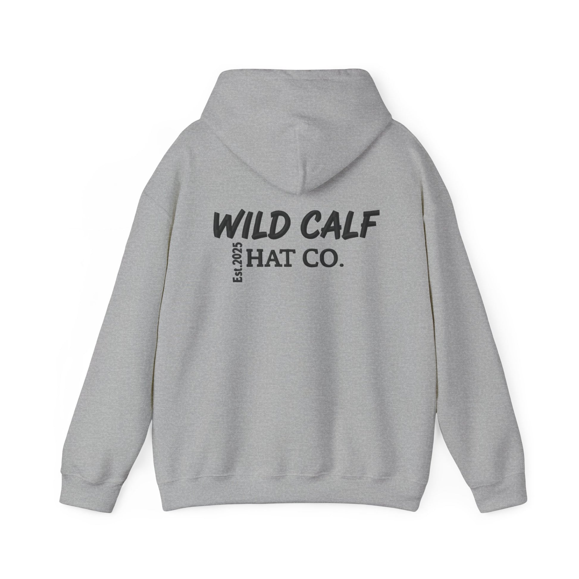 Wild Calf Hoodie - Retro Colorful Calf Logo Pullover (Wild Calf Hat Co.) - Wild Calf Hat Company