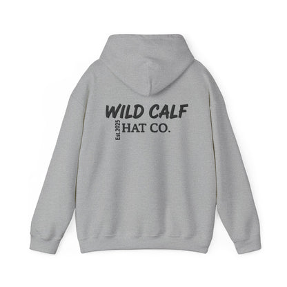 Wild Calf Hoodie - Retro Colorful Calf Logo Pullover (Wild Calf Hat Co.) - Wild Calf Hat Company