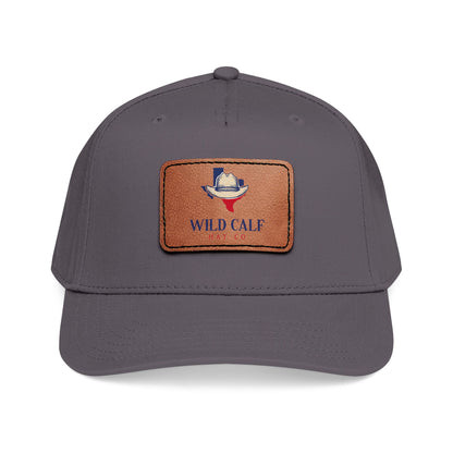 Leather Patch Baseball Cap — Wild Calf Logo - Wild Calf Hat Company