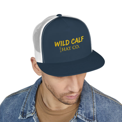 5 Panel Trucker Cap - Wild Calf Hat Company