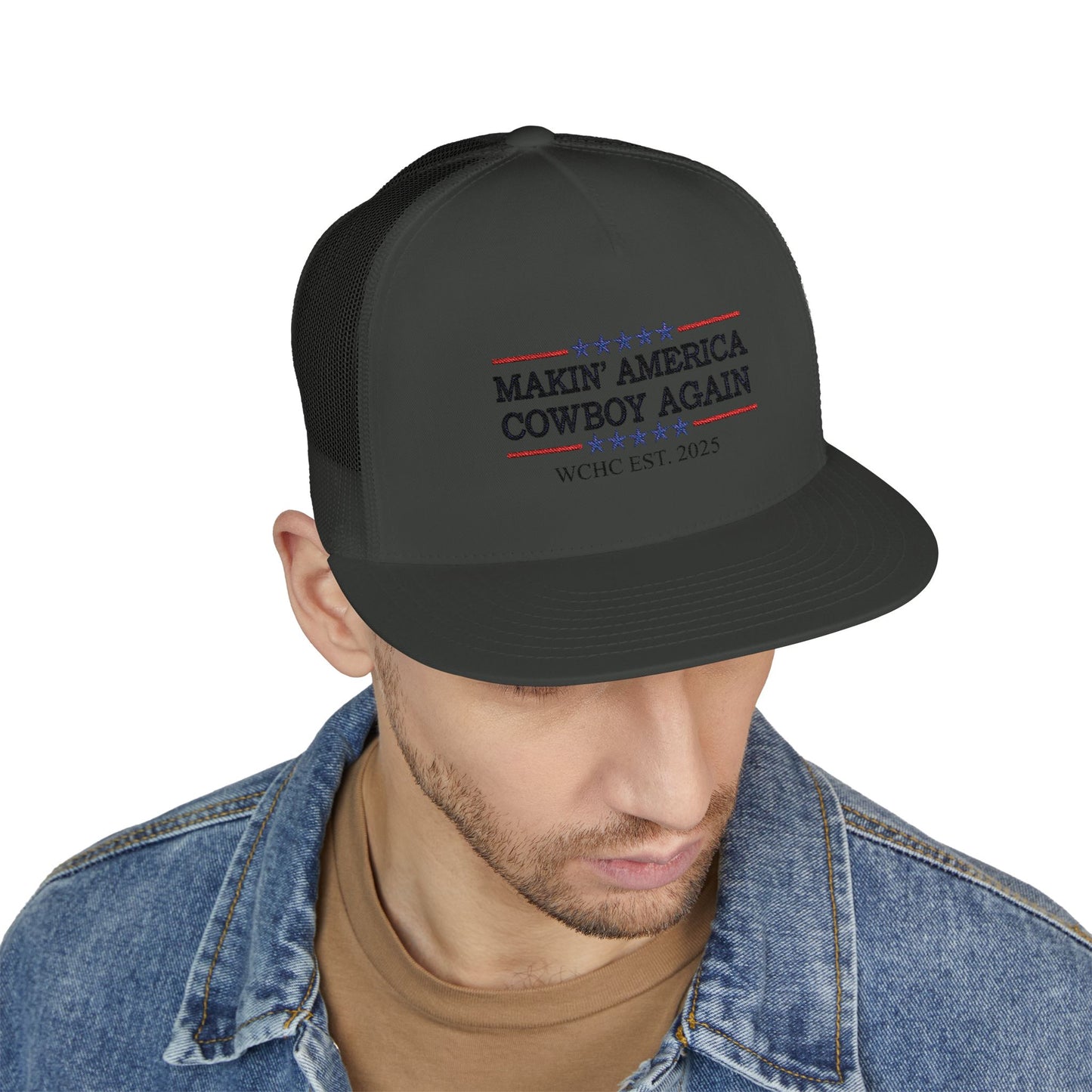 5 Panel Trucker Cap - Wild Calf Hat Company