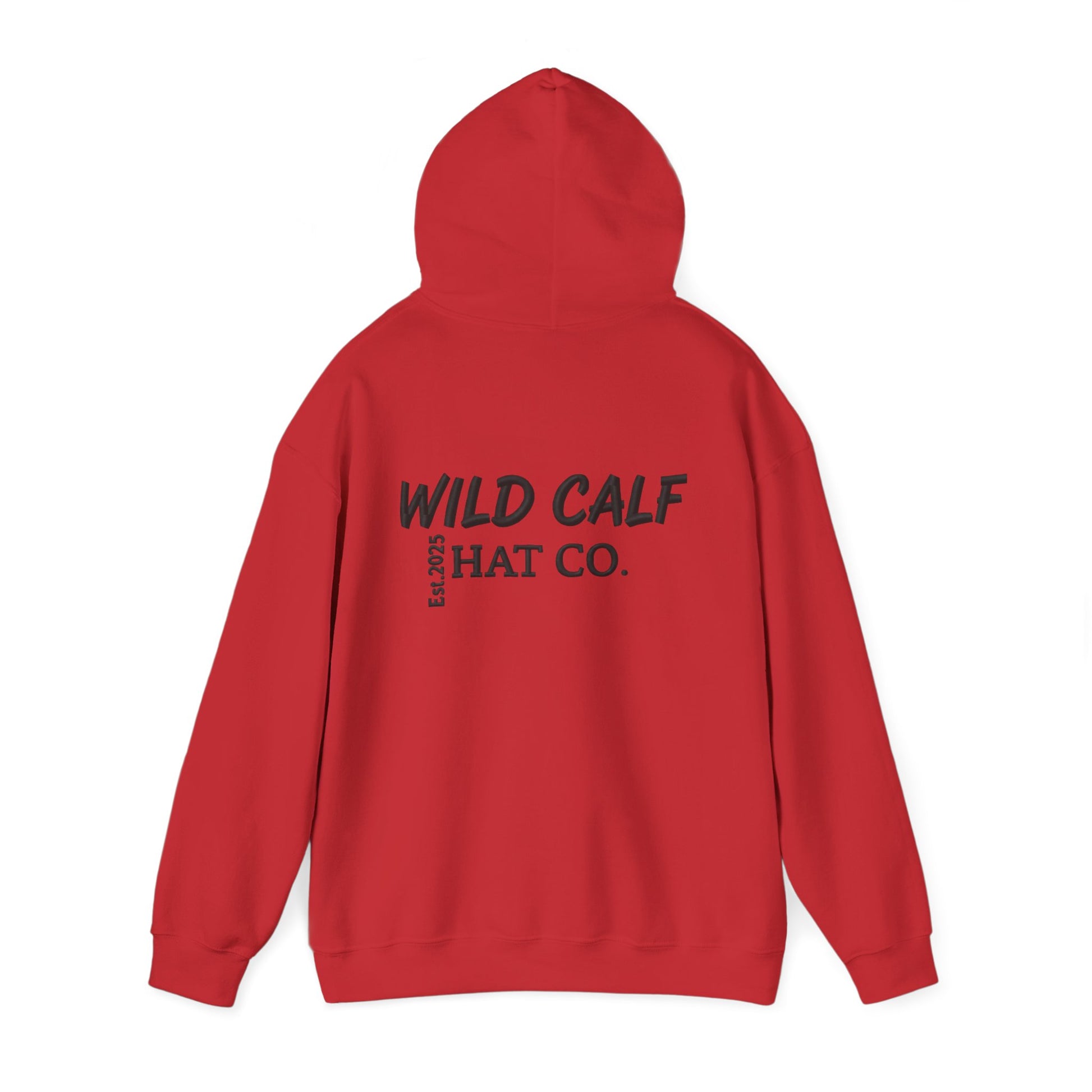 Wild Calf Hoodie - Retro Colorful Calf Logo Pullover (Wild Calf Hat Co.) - Wild Calf Hat Company