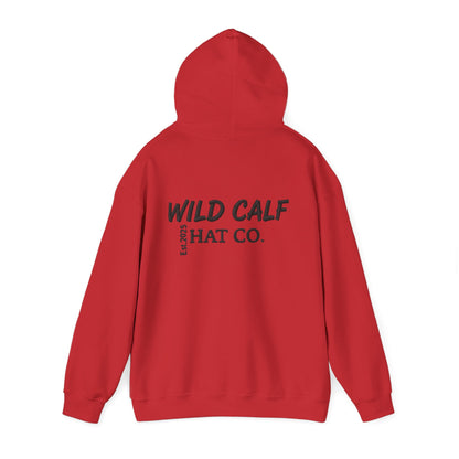 Wild Calf Hoodie - Retro Colorful Calf Logo Pullover (Wild Calf Hat Co.) - Wild Calf Hat Company
