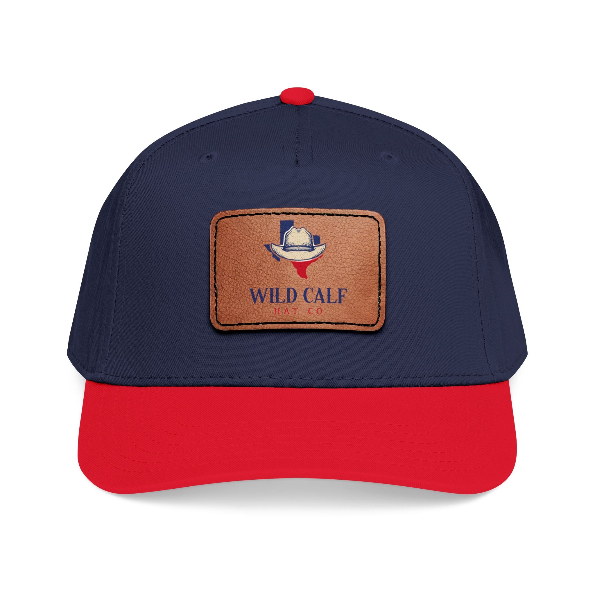 Leather Patch Baseball Cap — Wild Calf Logo - Wild Calf Hat Company