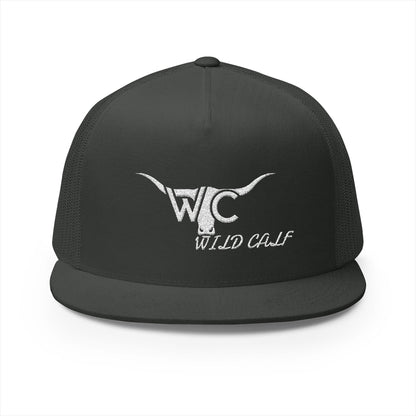Trucker Cap — Wild Calf Embroidered Longhorn Logo