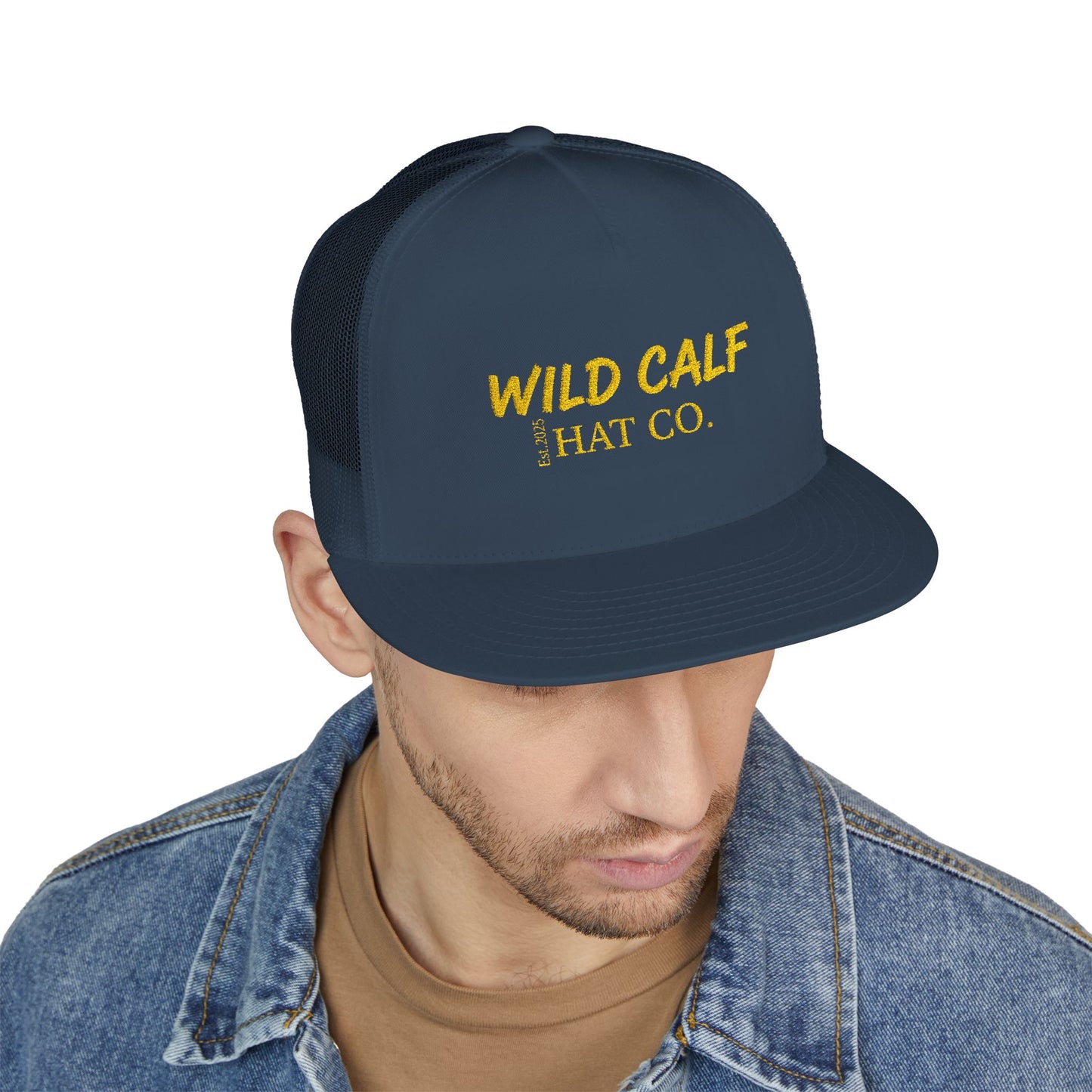 5 Panel Trucker Cap - Wild Calf Hat Company