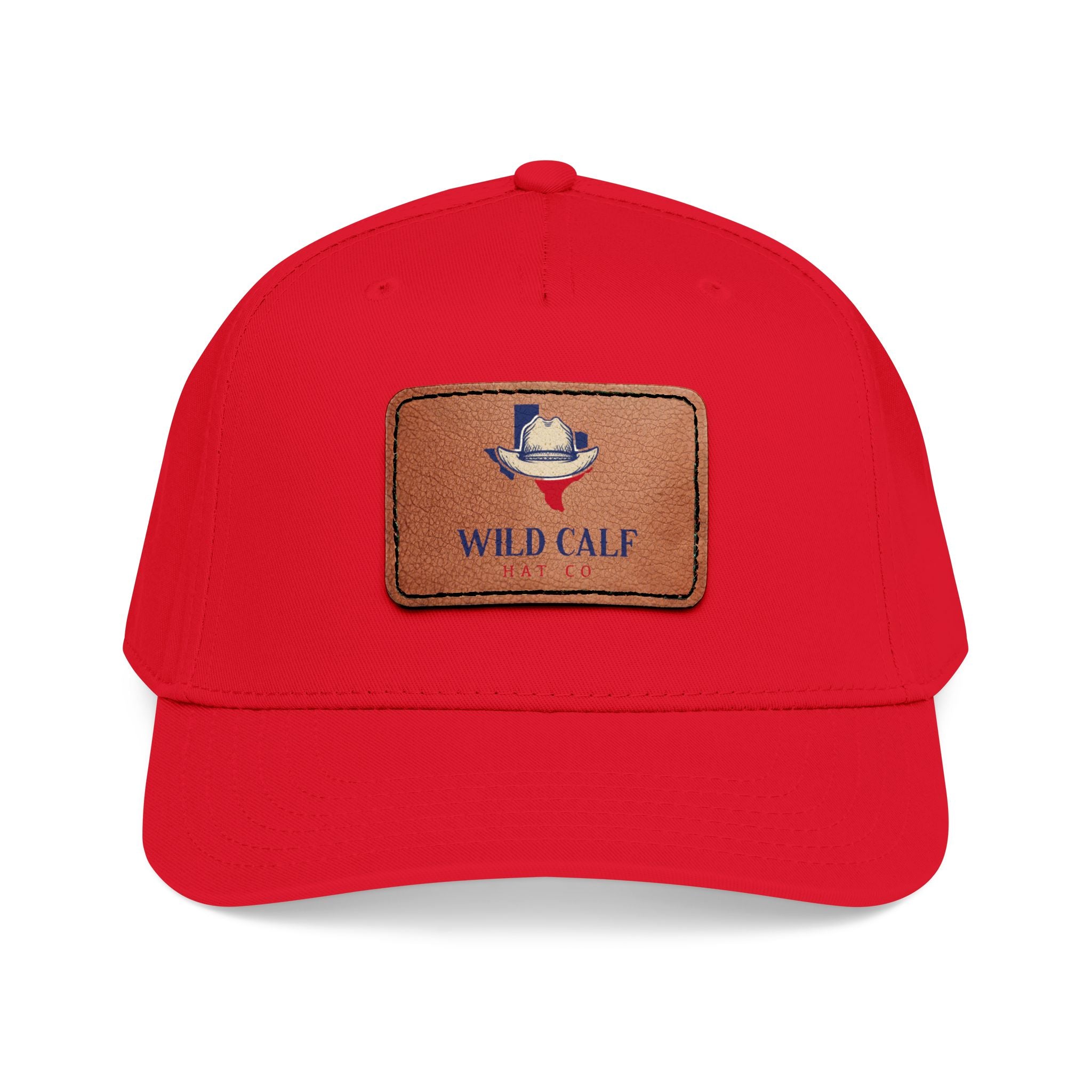 Leather Patch Baseball Cap — Wild Calf Logo - Wild Calf Hat Company