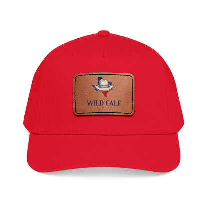 Leather Patch Baseball Cap — Wild Calf Logo - Wild Calf Hat Company