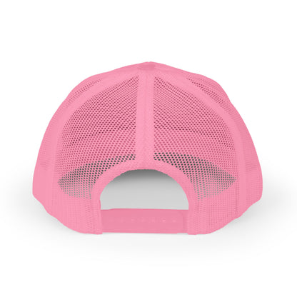 Wild Calf Hat Co. Pink Trucker Snapback Cap — Embroidered Western Logo Hat
