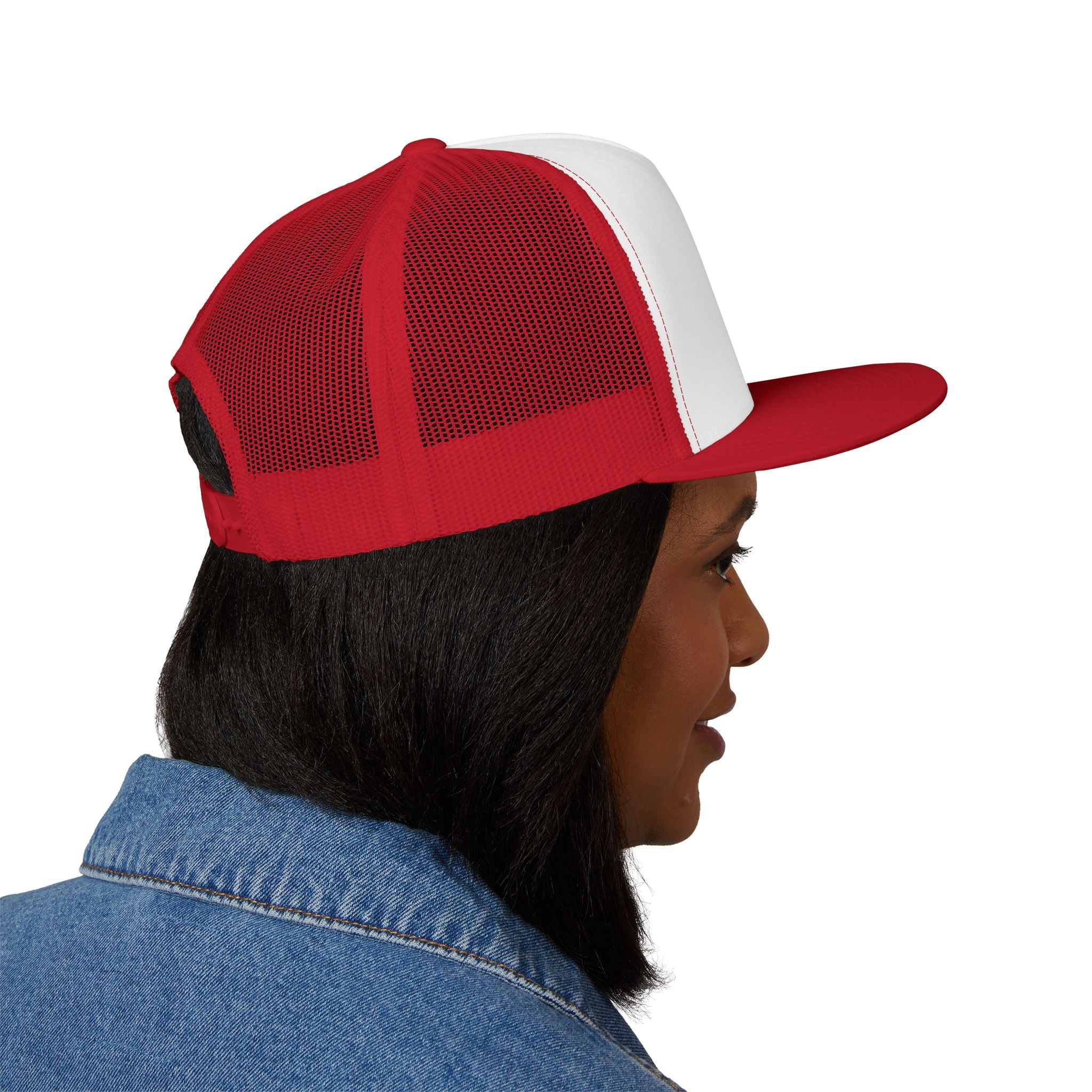 Wild Calf Skull embroidery Trucker Cap | Mesh Back Snapback - Wild Calf Hat Company