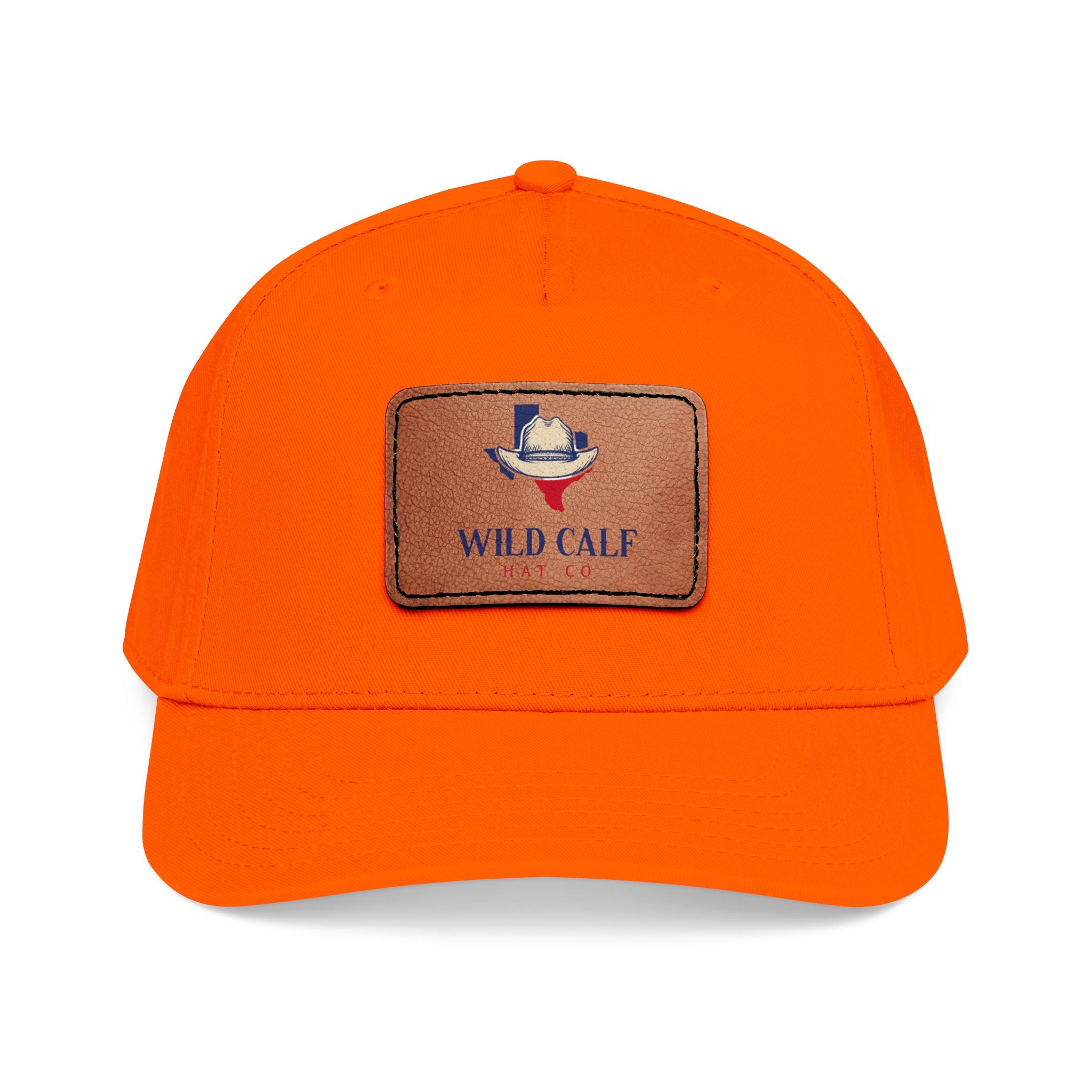 Leather Patch Baseball Cap — Wild Calf Logo - Wild Calf Hat Company