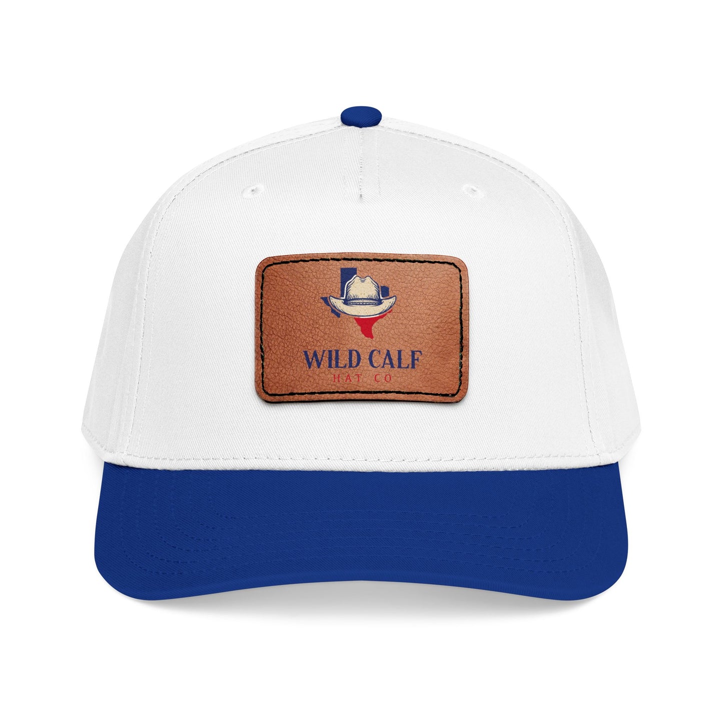 Leather Patch Baseball Cap — Wild Calf Logo - Wild Calf Hat Company