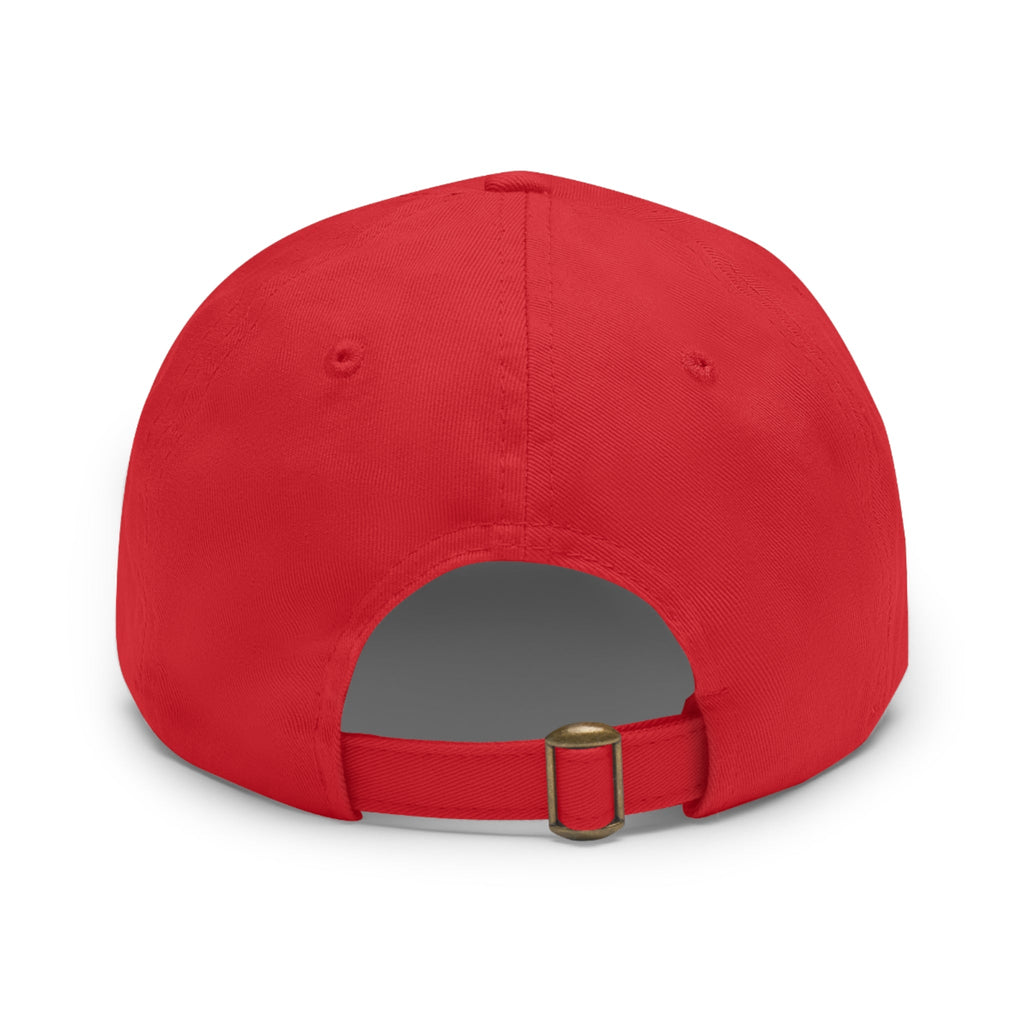 Wild Calf Hat Co. Long Horn Skull Leather Patch Dad Hat - Wild Calf Hat Company