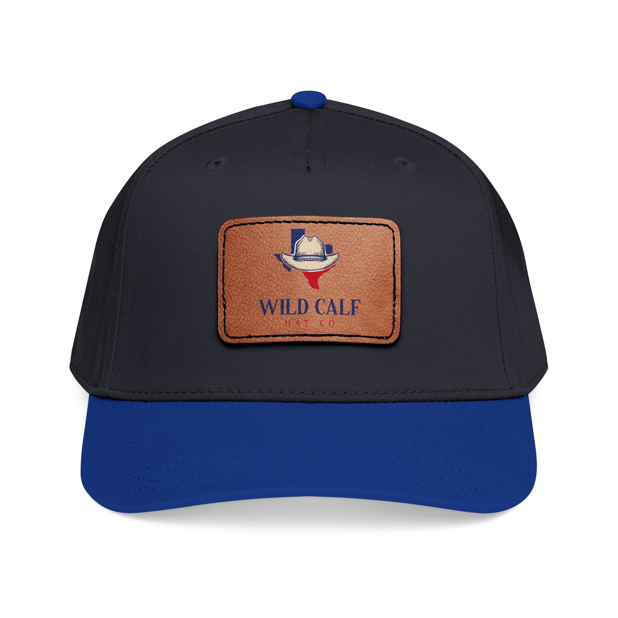 Leather Patch Baseball Cap — Wild Calf Logo - Wild Calf Hat Company