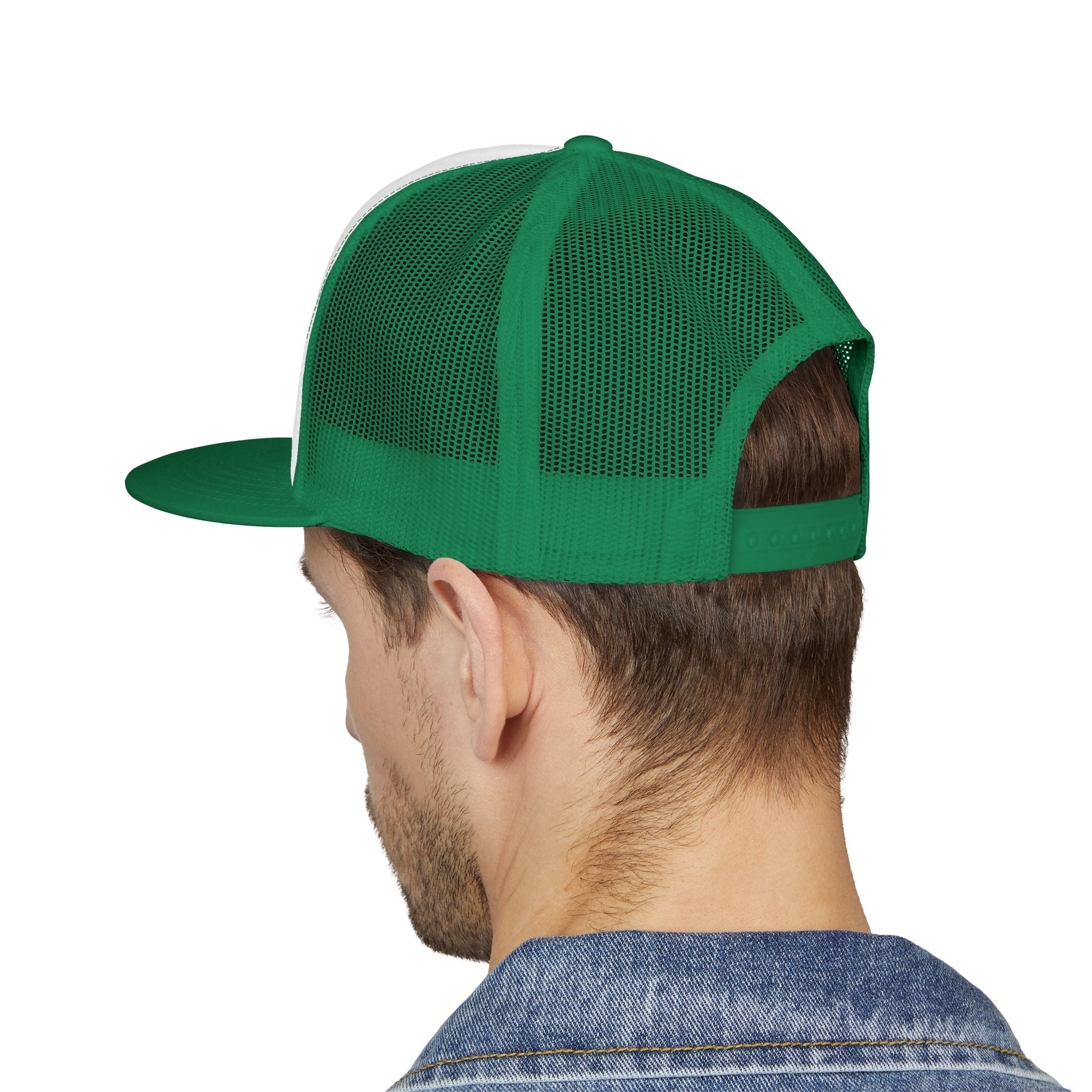 Wild Calf Skull embroidery Trucker Cap | Mesh Back Snapback - Wild Calf Hat Company