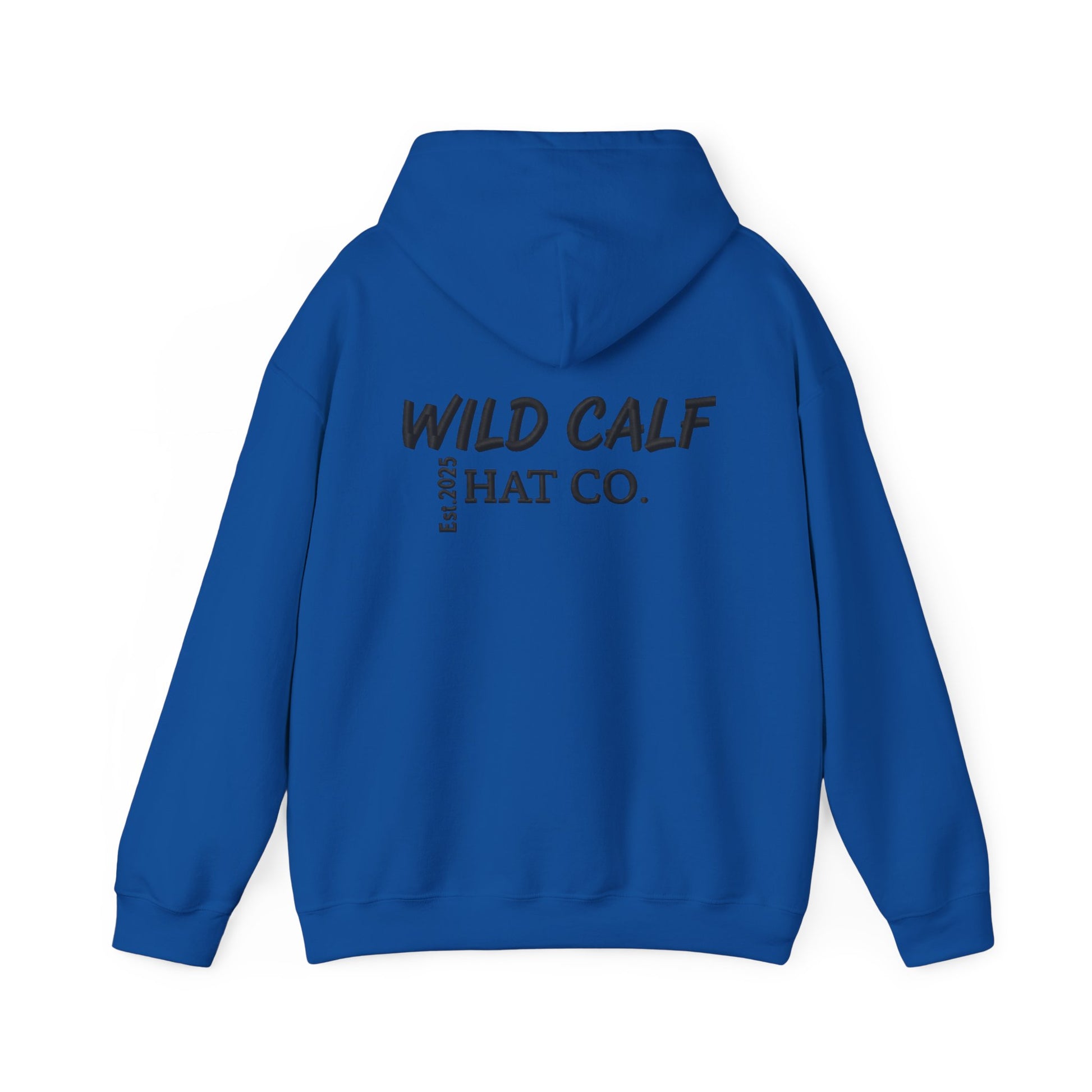 Wild Calf Hoodie - Retro Colorful Calf Logo Pullover (Wild Calf Hat Co.) - Wild Calf Hat Company
