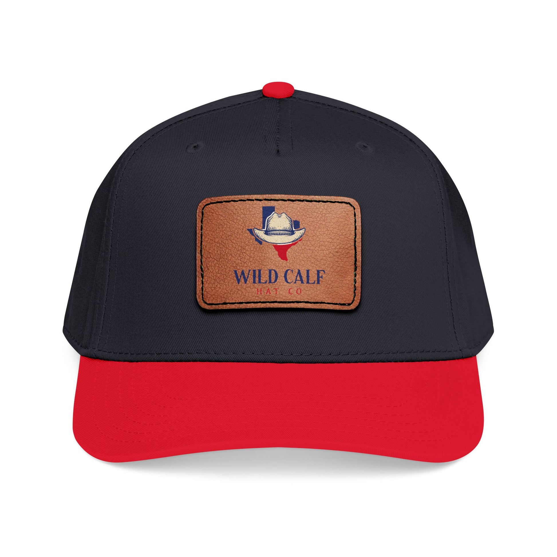 Leather Patch Baseball Cap — Wild Calf Logo - Wild Calf Hat Company