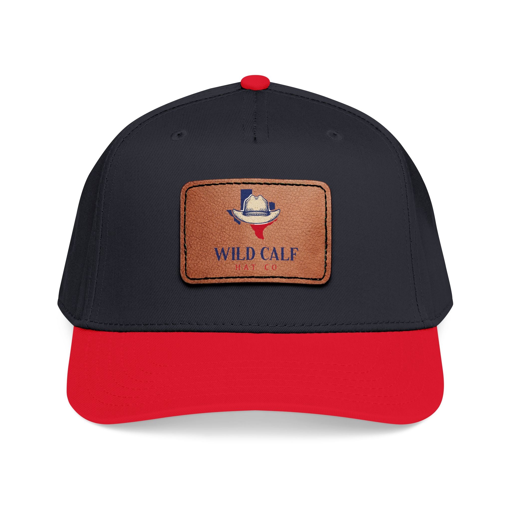 Leather Patch Baseball Cap — Wild Calf Logo - Wild Calf Hat Company