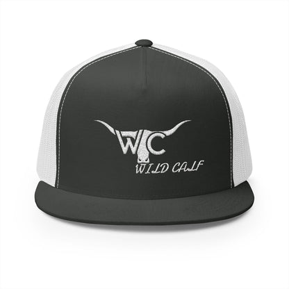 Trucker Cap — Wild Calf Embroidered Longhorn Logo