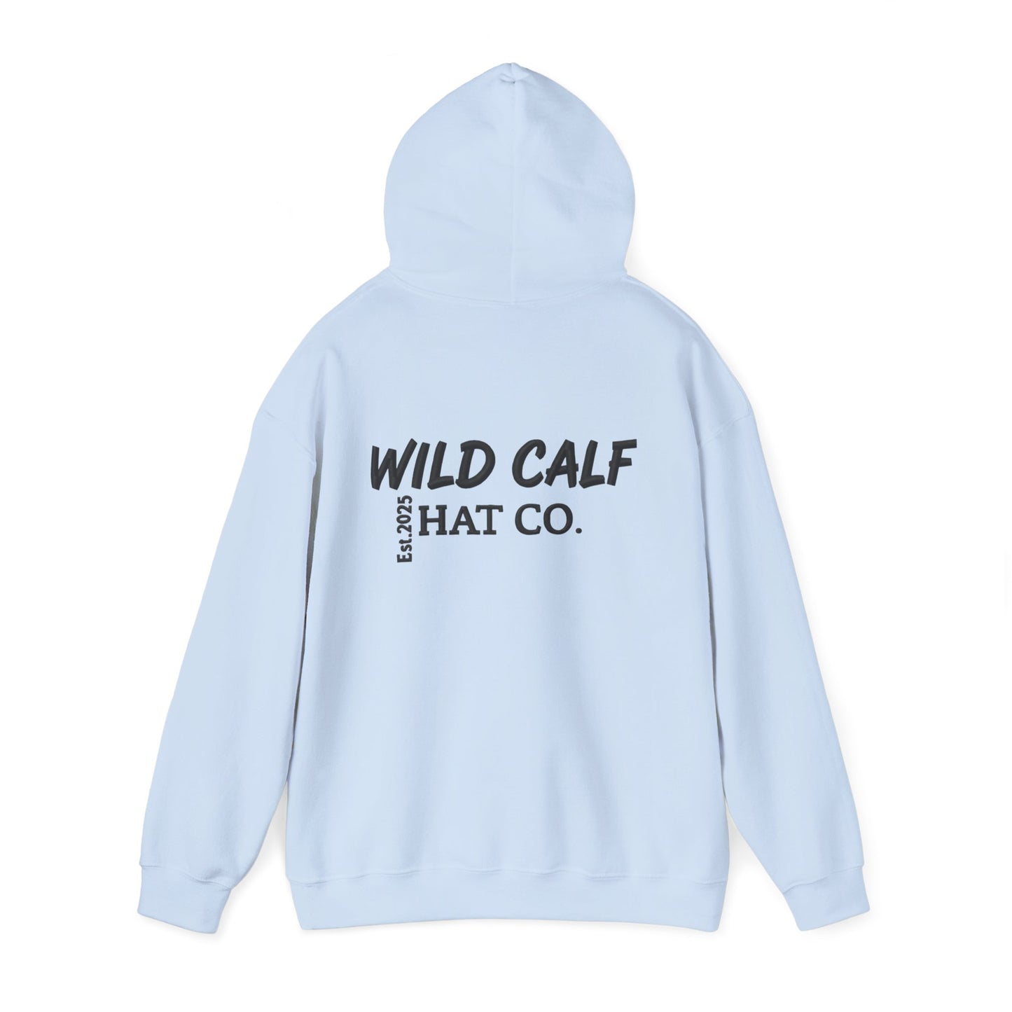 Wild Calf Hoodie - Retro Colorful Calf Logo Pullover (Wild Calf Hat Co.) - Wild Calf Hat Company