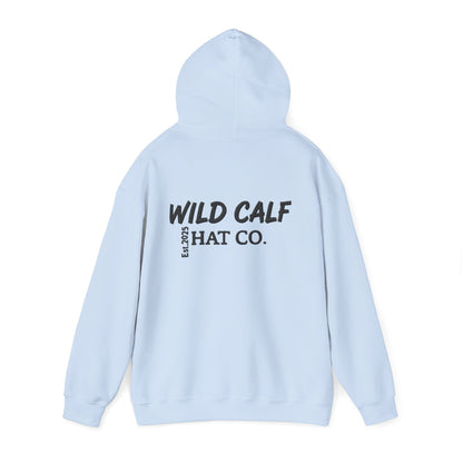 Wild Calf Hoodie - Retro Colorful Calf Logo Pullover (Wild Calf Hat Co.) - Wild Calf Hat Company