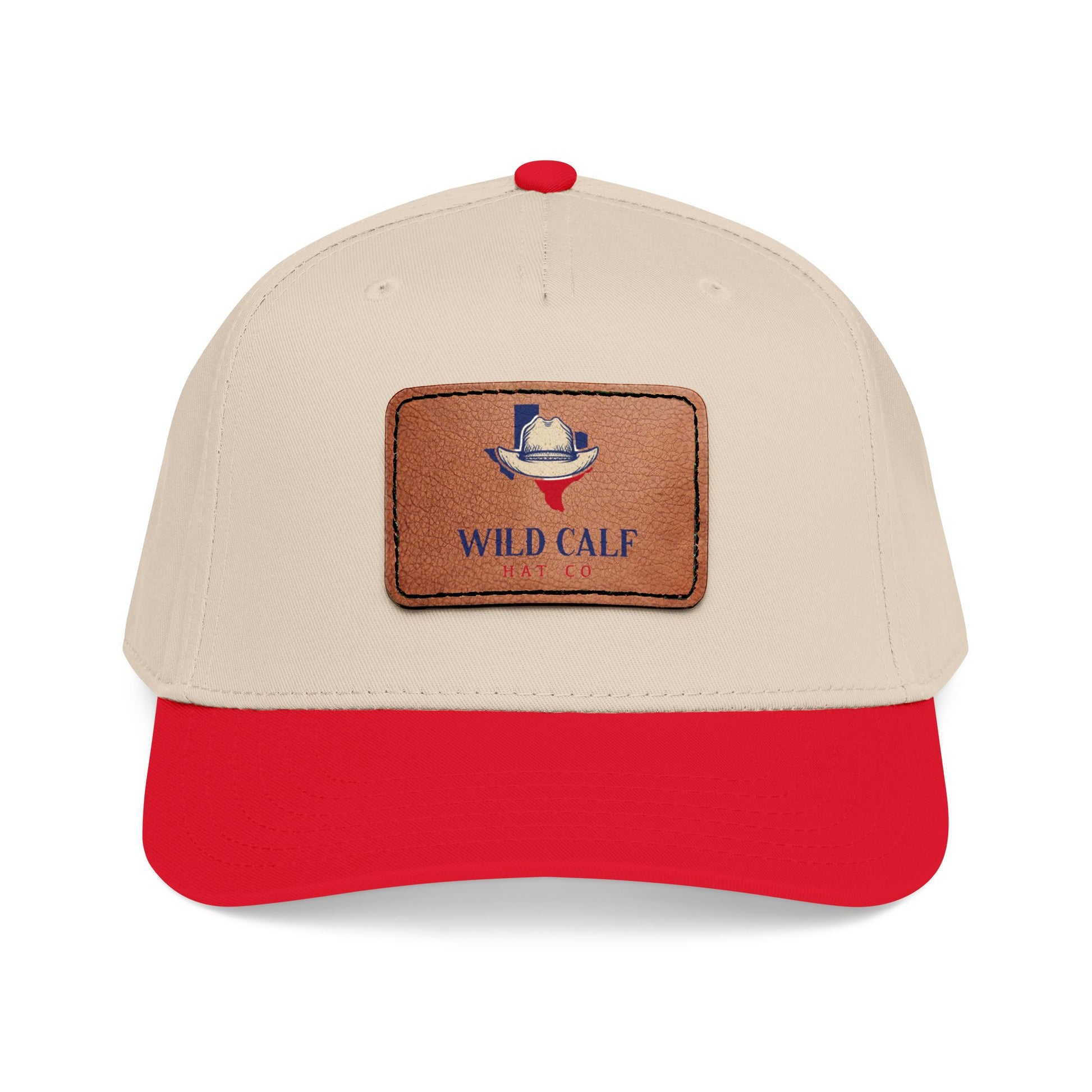 Leather Patch Baseball Cap — Wild Calf Logo - Wild Calf Hat Company