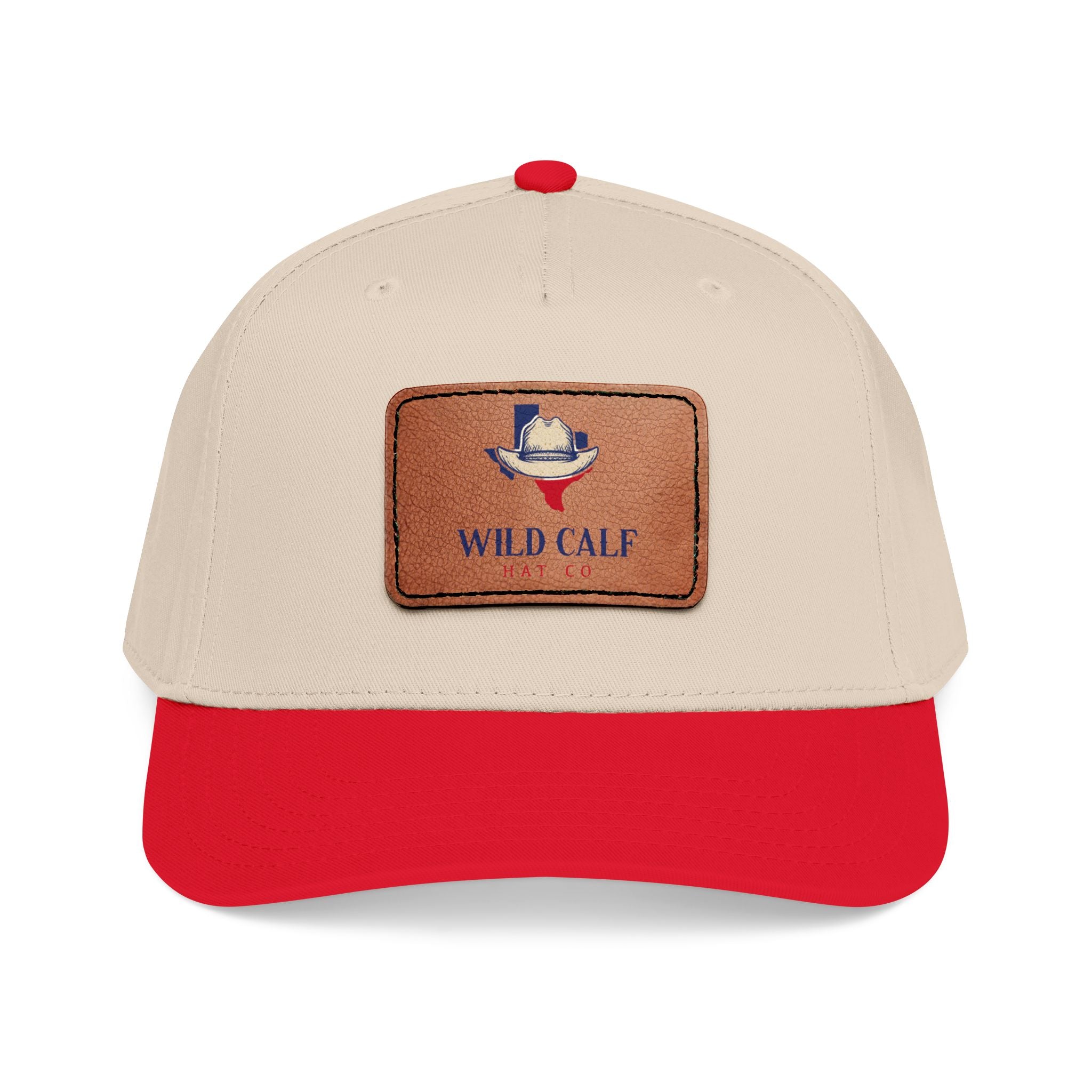 Leather Patch Baseball Cap — Wild Calf Logo - Wild Calf Hat Company
