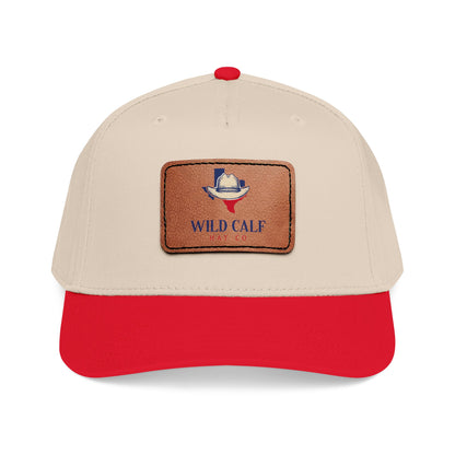 Leather Patch Baseball Cap — Wild Calf Logo - Wild Calf Hat Company