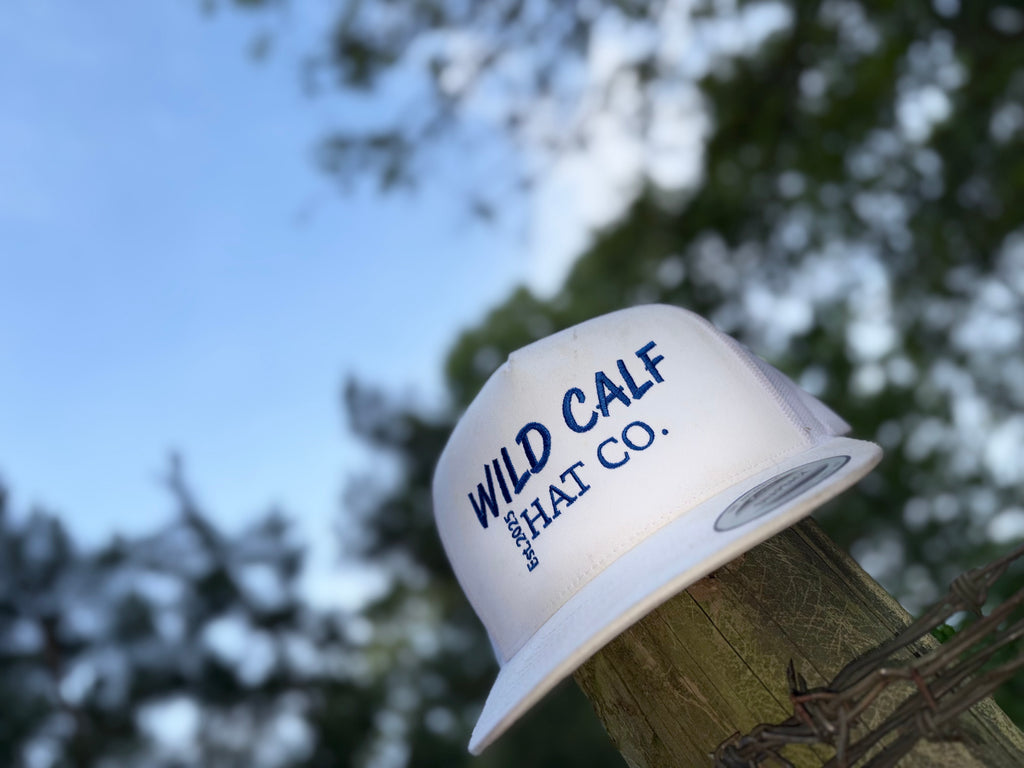 Royal Blue Signature Trucker Cap - Wild Calf Hat Company