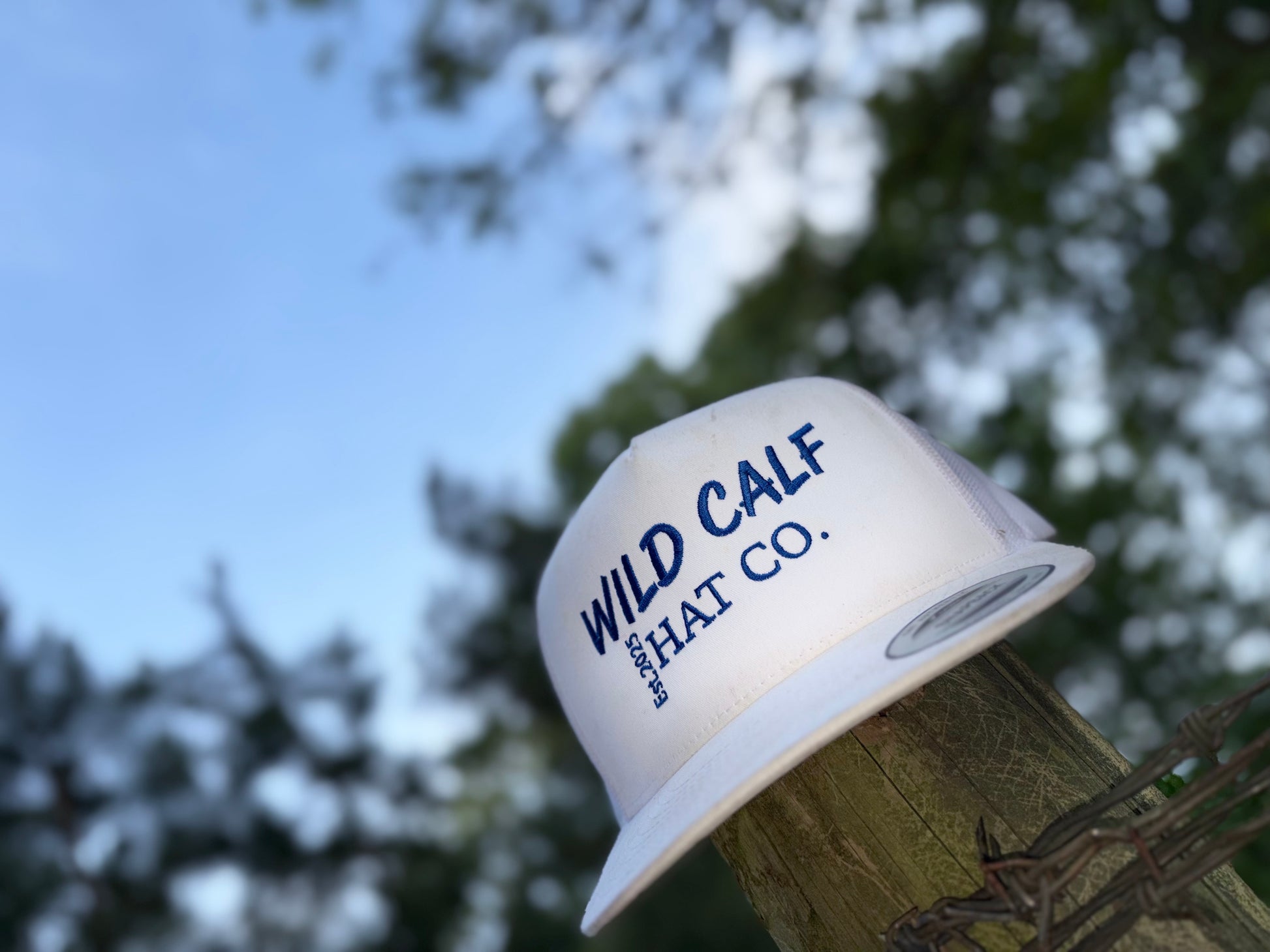 Royal Blue Signature Trucker Cap - Wild Calf Hat Company