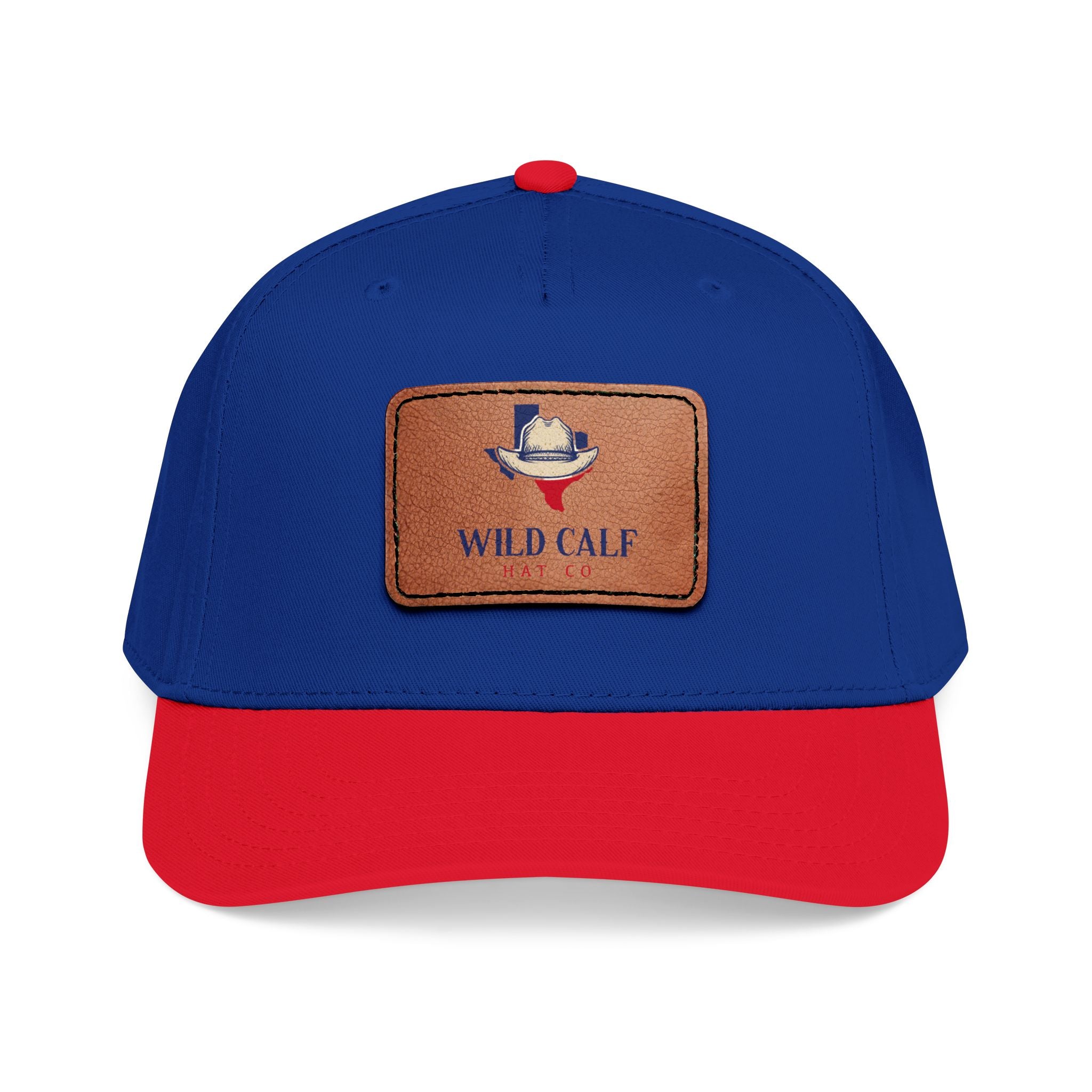 Leather Patch Baseball Cap — Wild Calf Logo - Wild Calf Hat Company