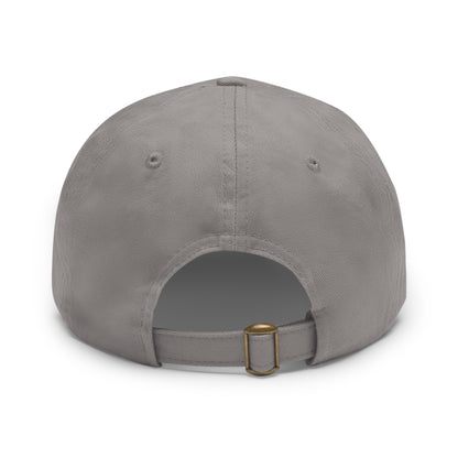 Wild Calf Hat Co. Long Horn Skull Leather Patch Dad Hat - Wild Calf Hat Company