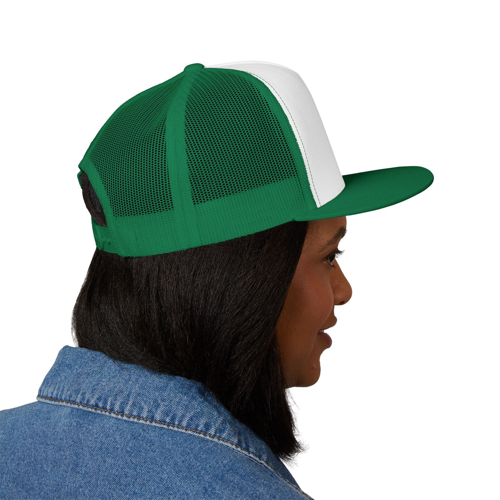 Wild Calf Skull embroidery Trucker Cap | Mesh Back Snapback - Wild Calf Hat Company